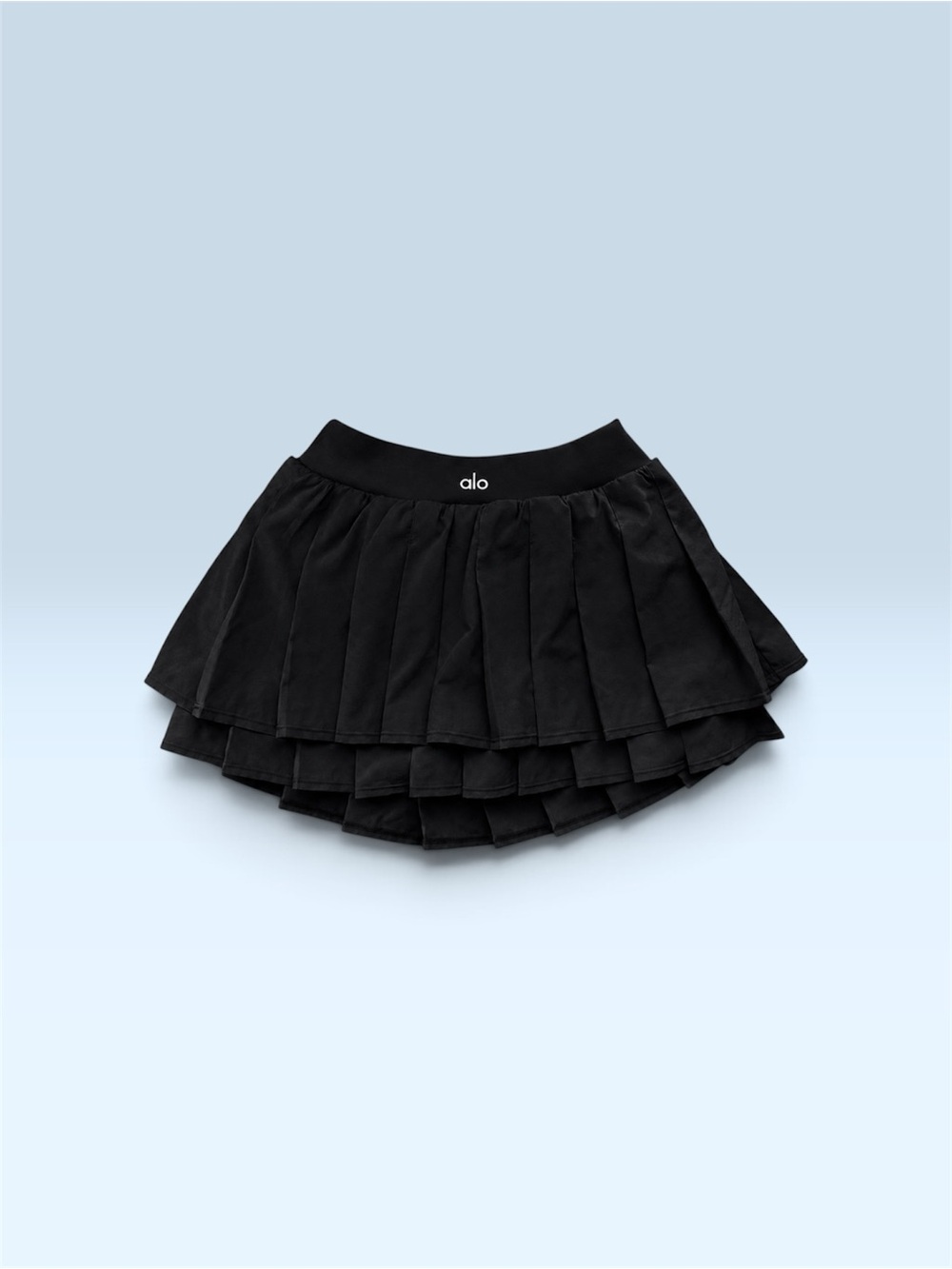 ALO Yoga Double Or Nothing Skirt- Black Size S
